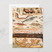 古代ローマモザイク ポストカード (正面/裏面)