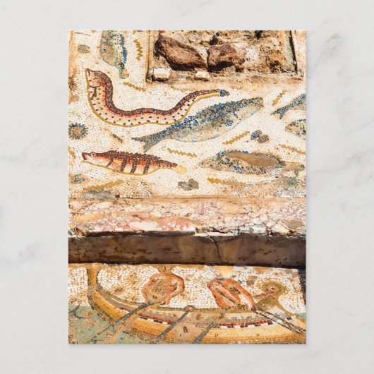 古代ローマモザイク ポストカード (正面)