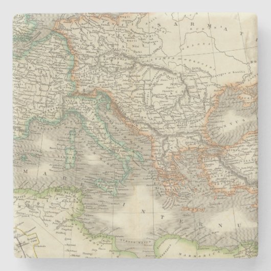 古代ローマ帝国 ストーンコースター (正面)