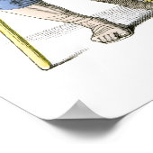 古代ローマ標準ベアラと将軍 ポスター (角)