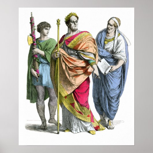 古代ローマ皇帝 ポスター (正面)