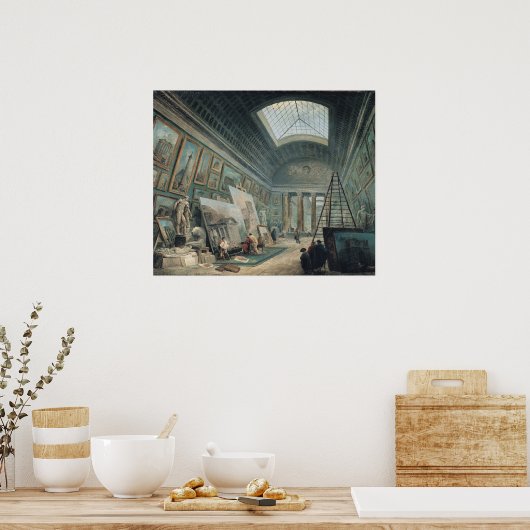 古代ローマ美術が展示されている美術館 ポスター (キッチン)