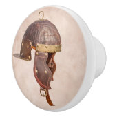 古代ローマ軍隊のヘルメット セラミックノブ (右)