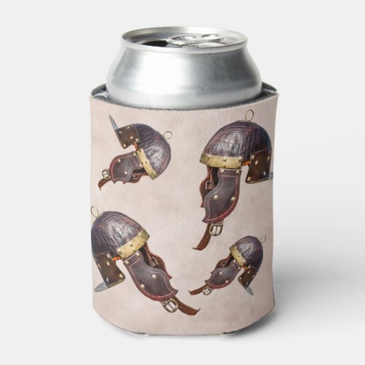 古代ローマ軍隊のヘルメット 缶クーラー (缶正面)