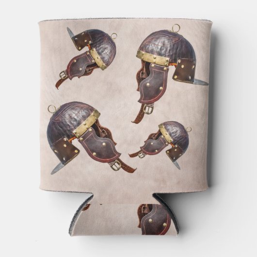 古代ローマ軍隊のヘルメット 缶クーラー (正面)