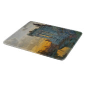 古代ローマ遺跡のある南イタリアの見解 カッティングボード (角)