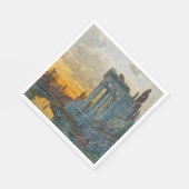 古代ローマ遺跡のある南イタリアの見解 スタンダードランチョンナプキン (角)