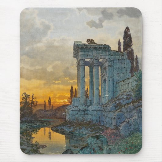 古代ローマ遺跡のある南イタリアの見解 マウスパッド (正面)