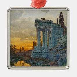 古代ローマ遺跡のある南イタリアの見解 メタルオーナメント