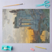 古代ローマ遺跡のある南イタリアの見解 薄葉紙 (クラフト)