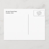 古代ローマ遺跡，パルミラ，シリア ポストカード (裏面)