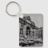 古代ローマ・コロッセオ、歴史的ローマ旅行 キーホルダー (正面)