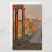 古代ローマ 旅行 広告 絵画 便箋 (正面/裏面)