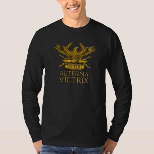 古代ローマAeterna Victrix Roman Legionary Eag Tシャツ (正面)