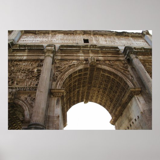 古代ローマPHOTO: Roman Forum POSTER ポスター (正面)