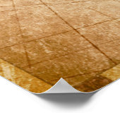 古代ヴィンテージ世界地図イラスト地図，世界， ポスター (角)