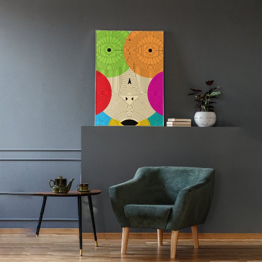 古代三角形 キャンバスプリント