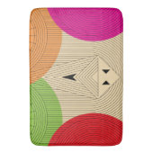 古代三角形 バスマット (正面縦)