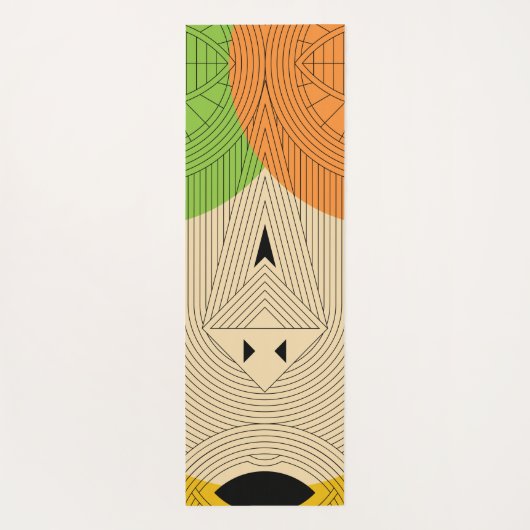 古代三角形 ヨガマット (裏面)