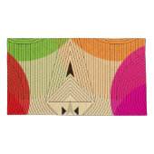 古代三角形 枕カバー (裏面)