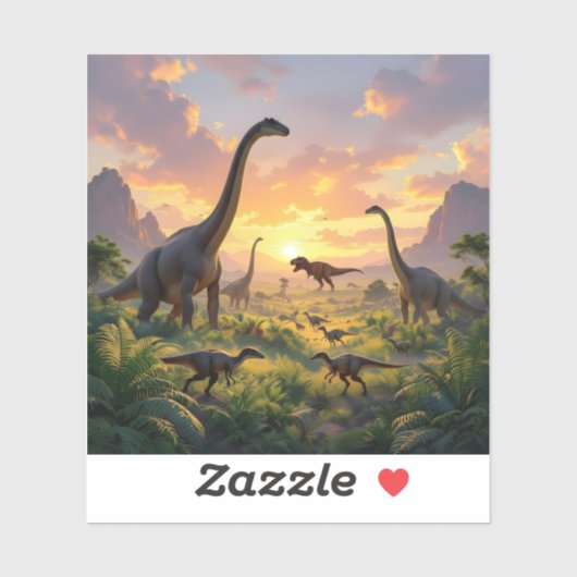 古代世界の響き - 角型ビニールステッカー シール (シート)