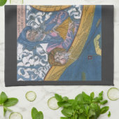 古代世界地図 クレウディアス・プトレマイオス 1507 キッチンタオル (折り畳み)