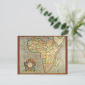 古代世界 ゲラルドゥス・メルカトルによるアフリカの古地図 招待状 (スタンド正面)