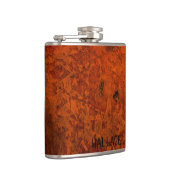 古代中世革装丁本カバー フラスク (右)