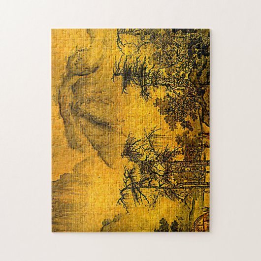 古代中国のな風景画のパズル ジグソーパズル (縦)