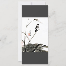 古代中国のの水絵画色の大きなブックマーク