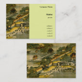 古代中国のの絵画都市と町 名刺 (正面/裏面)