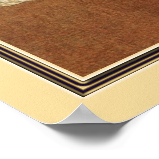 古代中国のの絵画、女性 ポスター (角)