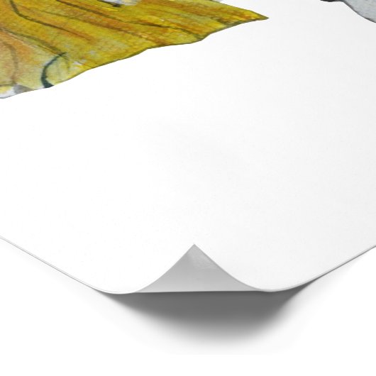 古代中国の婦人 ポスター (角)