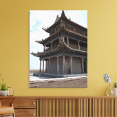 古代中国の建築 キャンバスプリント (インサイチュ (リビング))