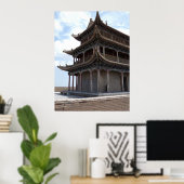 古代中国の建築 ポスター (ホームオフィス)