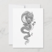 古代中国の竜 ノートカード (正面)