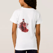 古代中国の絵画の美しい – 詳細事前 Tシャツ (裏面)