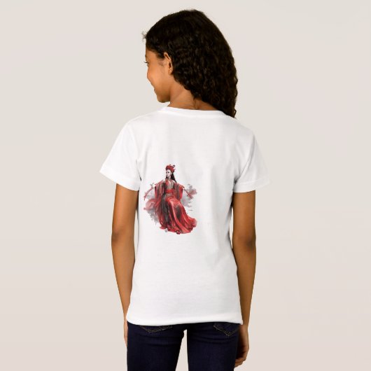 古代中国の絵画の美しい – 詳細事前 Tシャツ (裏面フル)