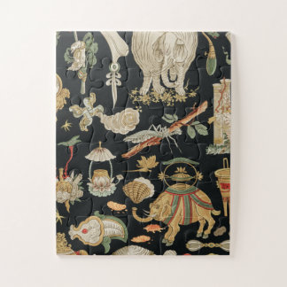 古代中国の美術パズル(11 x 14") ジグソーパズル