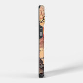 古代中国の風景 紙切り細工 iPhone 14 カバー (右側面)