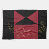 古代人 – 部族の芸術 キッチンタオル (横)