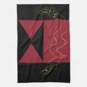 古代人 – 部族の芸術 キッチンタオル (縦)