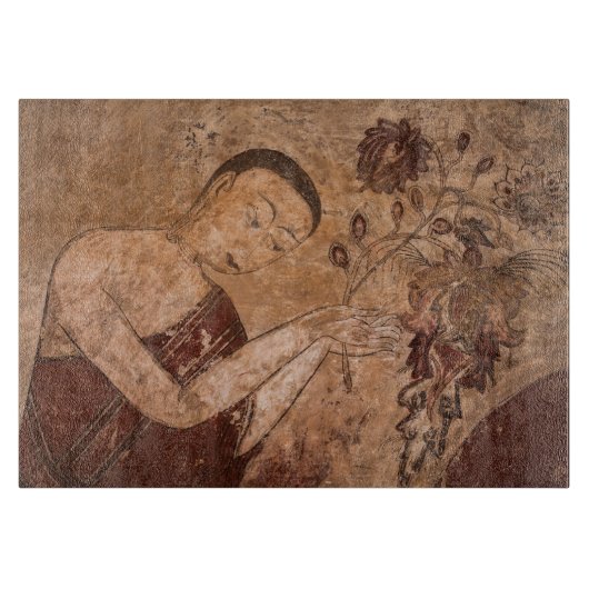 古代仏教絵画 カッティングボード (正面)