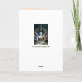 古代仏様の挨拶状 カード (裏面)