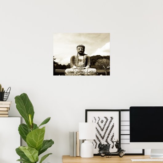 古代仏 ポスター (ホームオフィス)