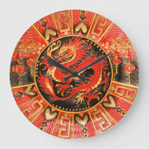 古代伝統的ドラゴ中国のンレッド金ゴールドゴールデン