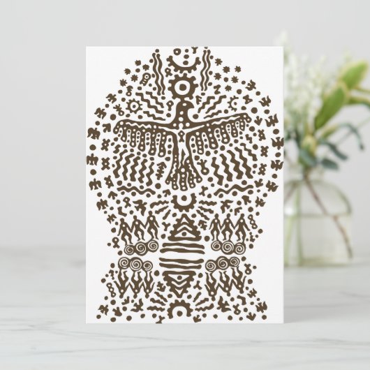 古代伝説：巨大な鳥と部族のテント シーズンカード (スタンド正面)