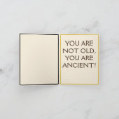 古代冗談のハッピーバースデーに日付を記入するC14 カード (内部)