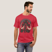 古代動物マンモス ギフト Tシャツ (正面フル)