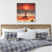 古代包まれた帆布 キャンバスプリント (インサイチュ (寝室))